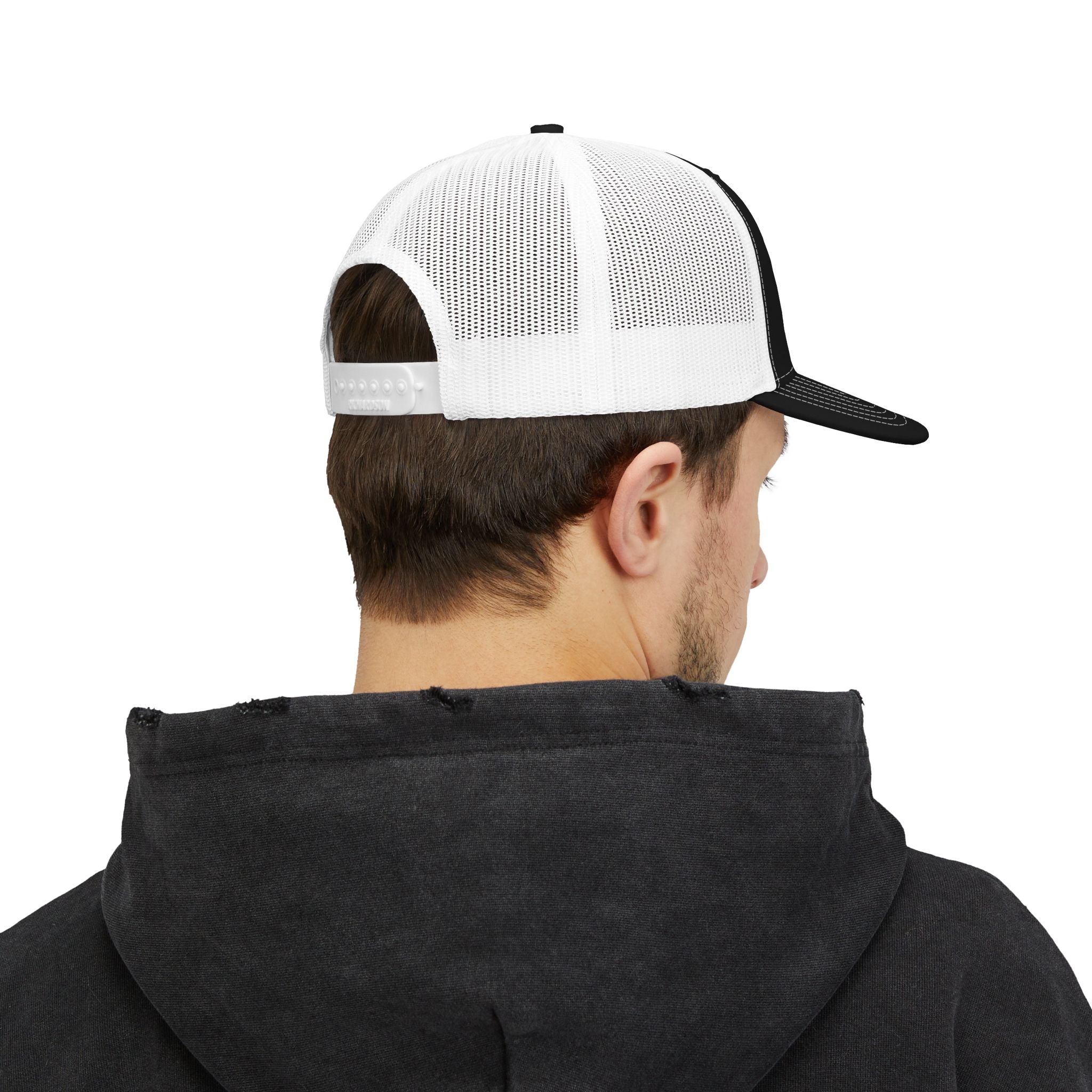 Embroidered BS Designs Snapback Trucker Cap
