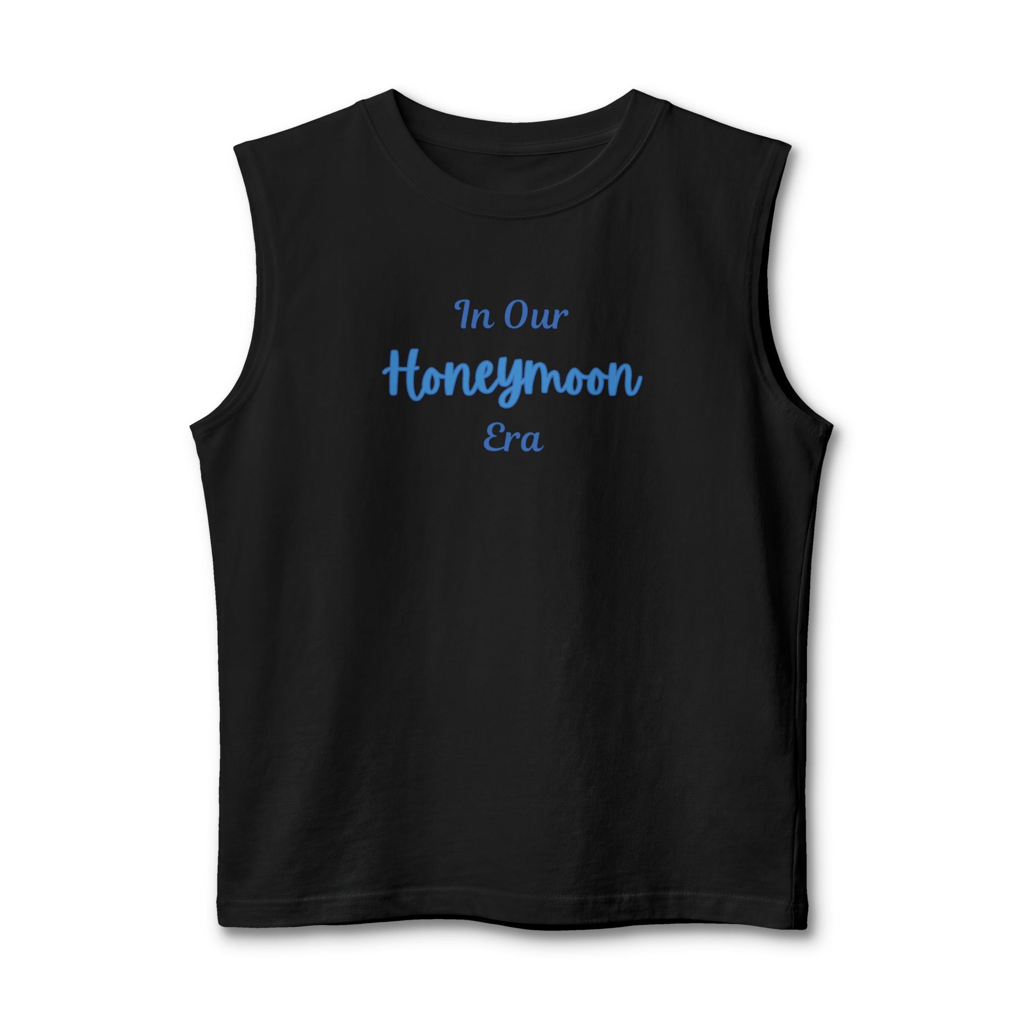 Honeymoon Era Muscle Tank for Husband — 'In Our Honeymoon Era' Front & 'Husband' Back