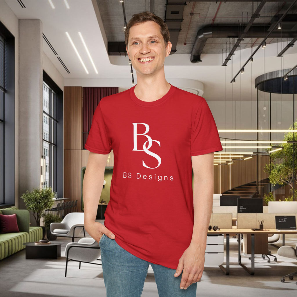 T-Shirt — BS Monogram Logo Tee (BS Designs)