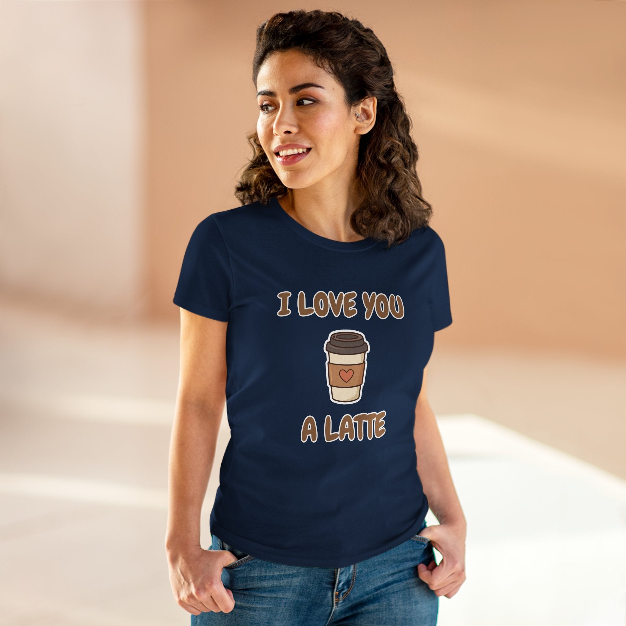 I Love You A Latte Coffee Tee