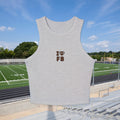 I Heart FB Cropped Racer Tank — Women's Football Fan Crop Top