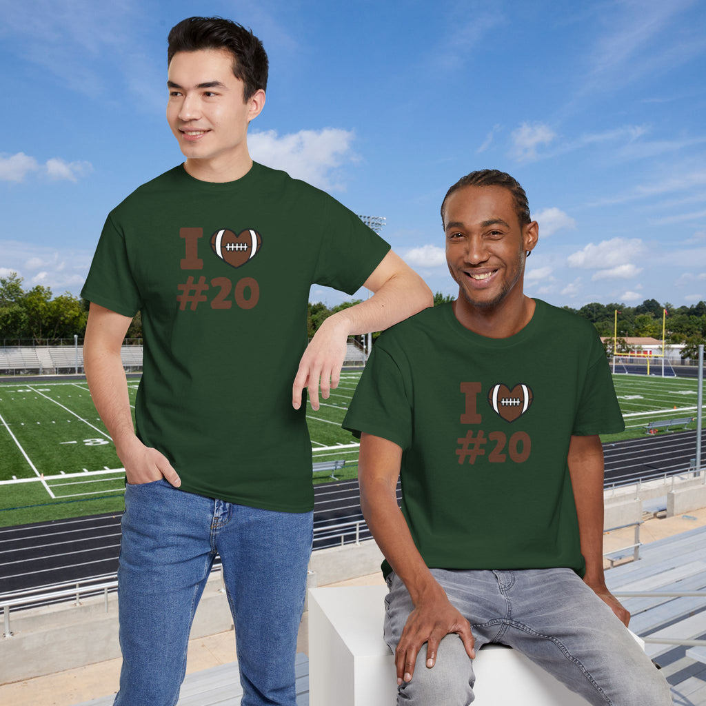 PERSONALIZABLE - I Heart #-- Customizable T‑Shirt