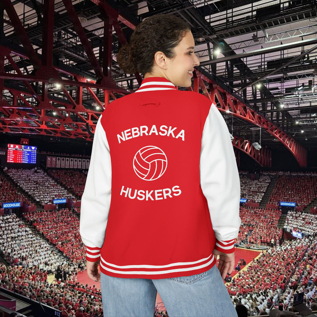 Nebraska Huskers Volleyball Letterman Jacket