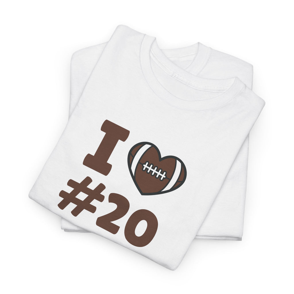 PERSONALIZABLE - I Heart #-- Customizable T‑Shirt