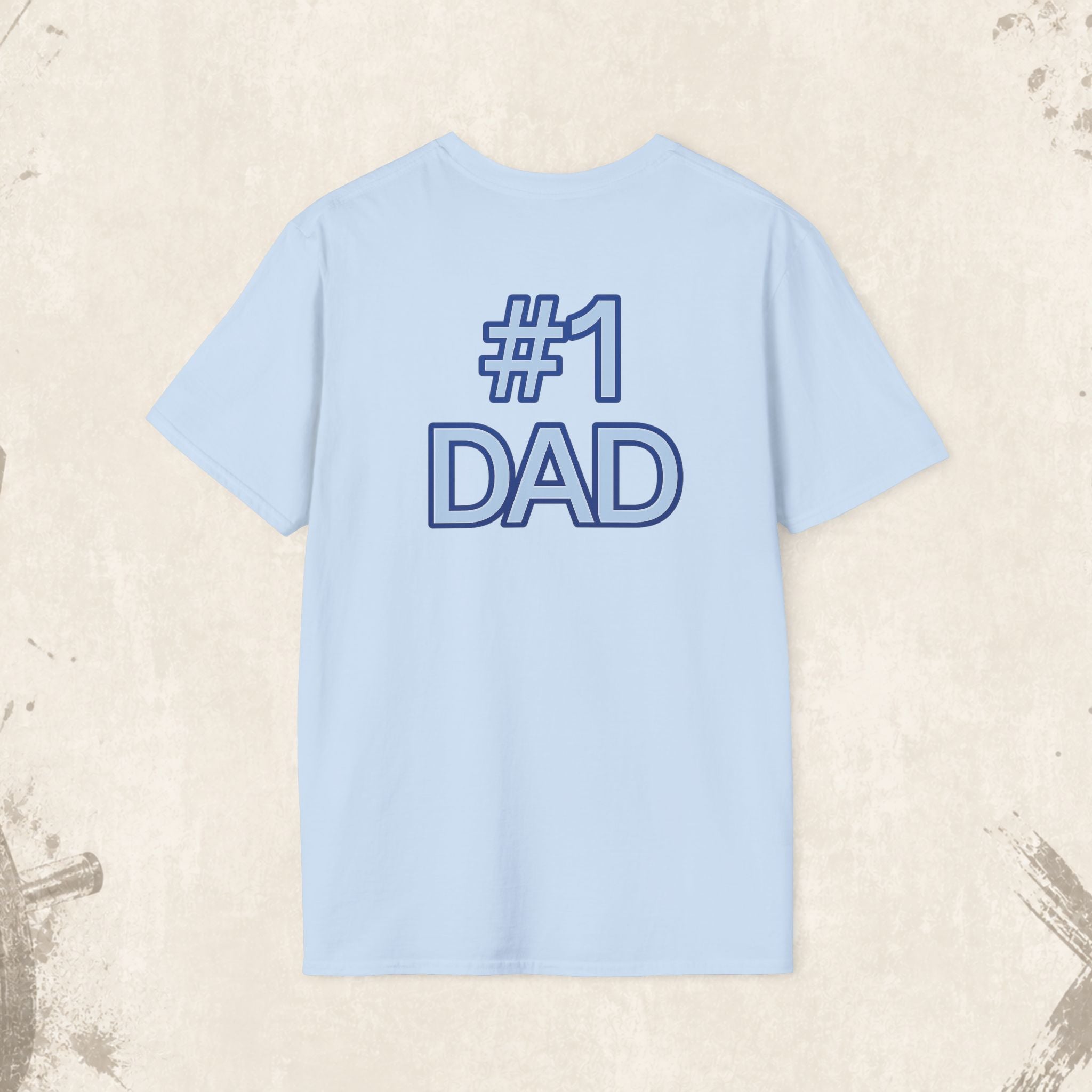 #1 Dad Badge T-Shirt – Celebrate the World's Greatest Dad