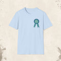 #1 Dad Badge T-Shirt – Celebrate the World's Greatest Dad