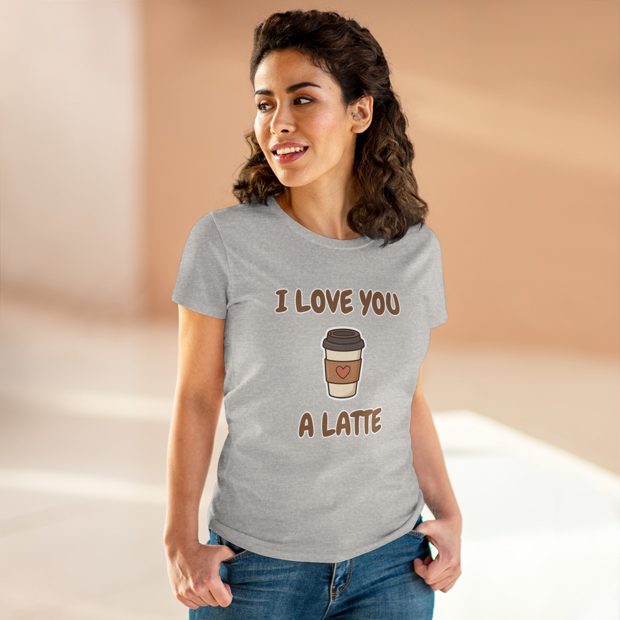 I Love You A Latte Coffee Tee