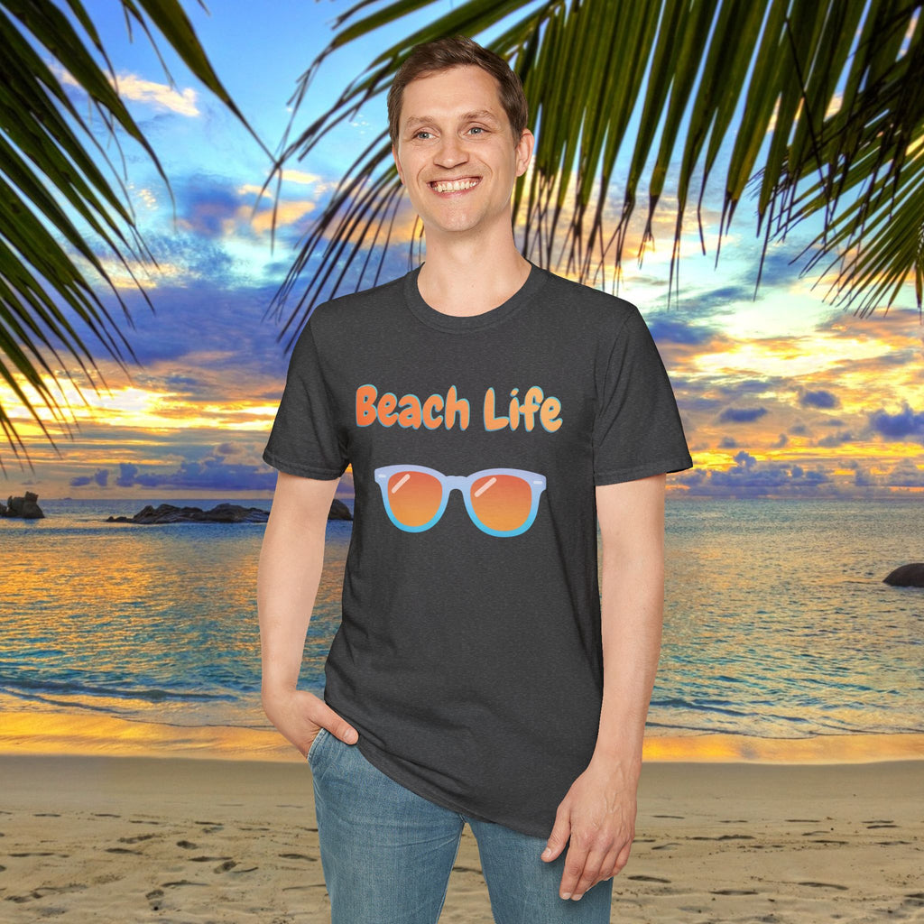 Beach Life T-Shirt — Retro Sunglasses Summer Tee