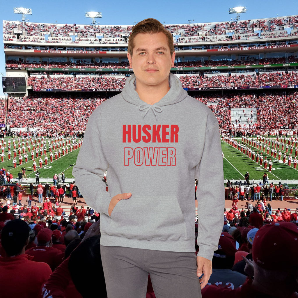 Husker Power Hoodie — College Team Pullover for Fans