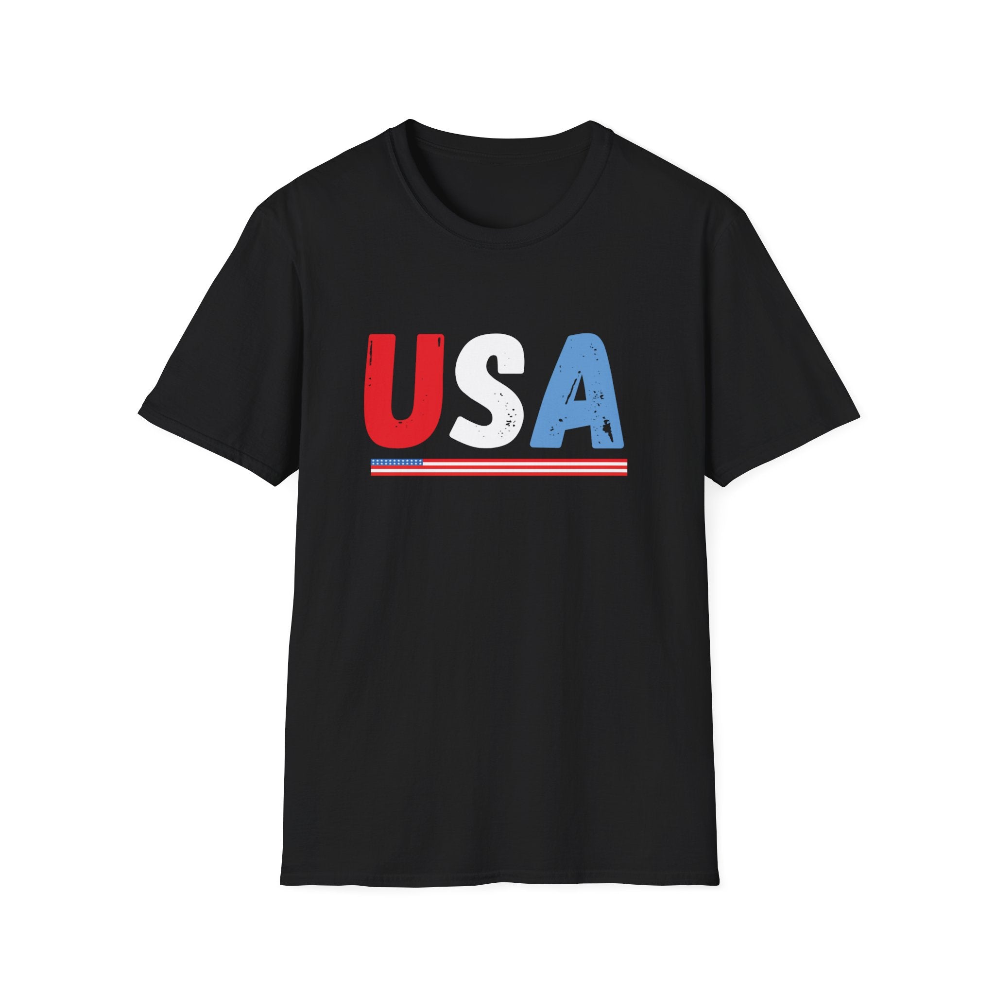 USA Retro Flag T-Shirt — Patriotic 4th of July Tee