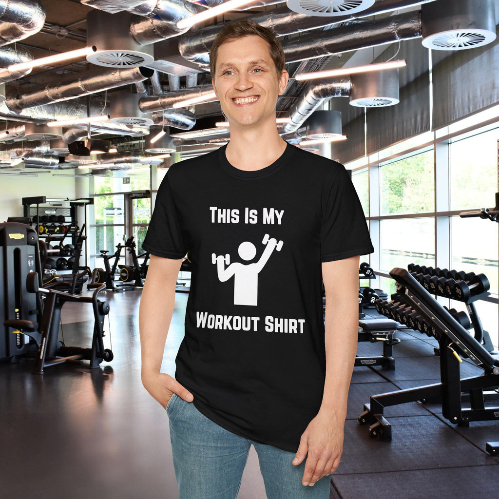 Workout Shirt — "This Is My Workout Shirt" Graphic Tee