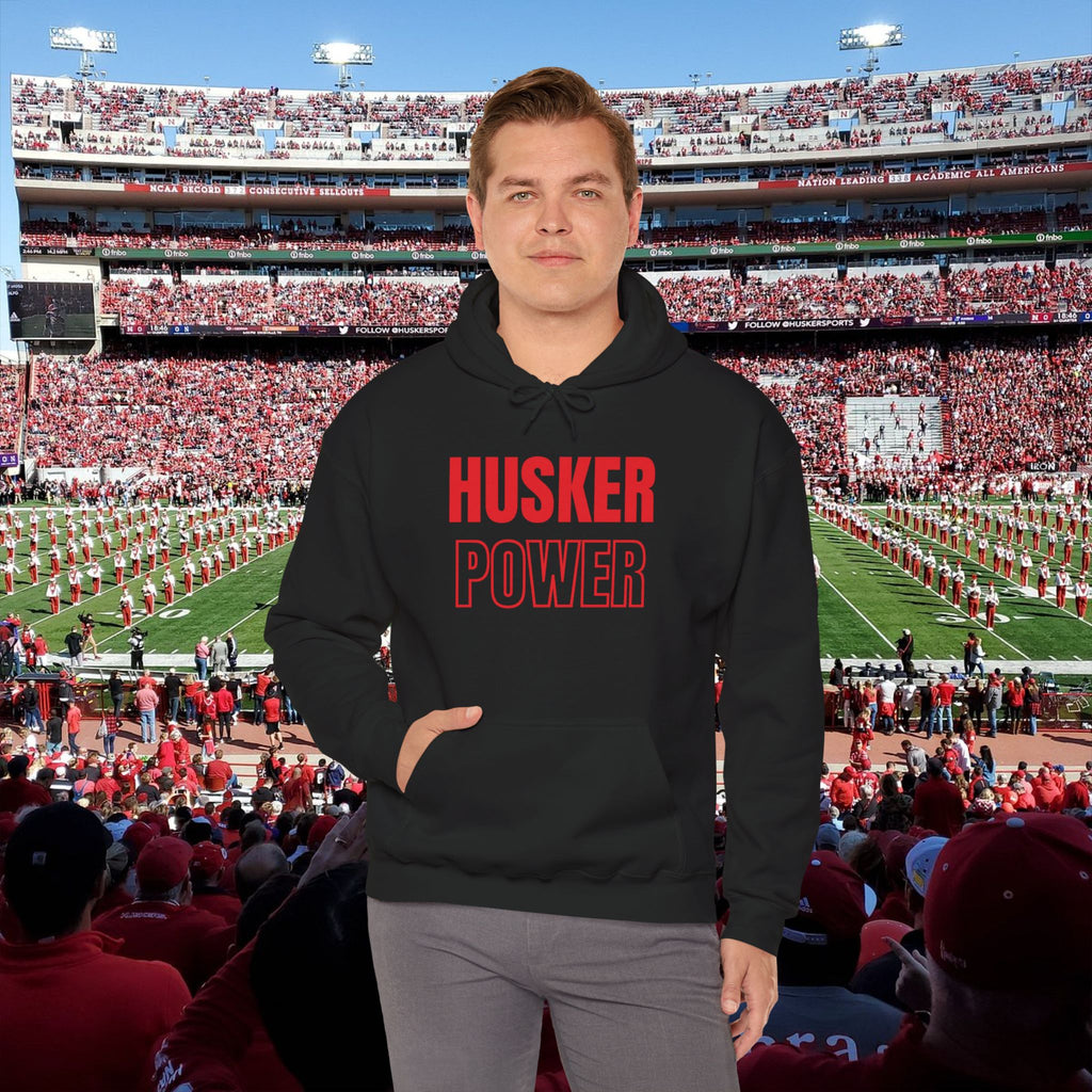 Husker Power Hoodie — College Team Pullover for Fans