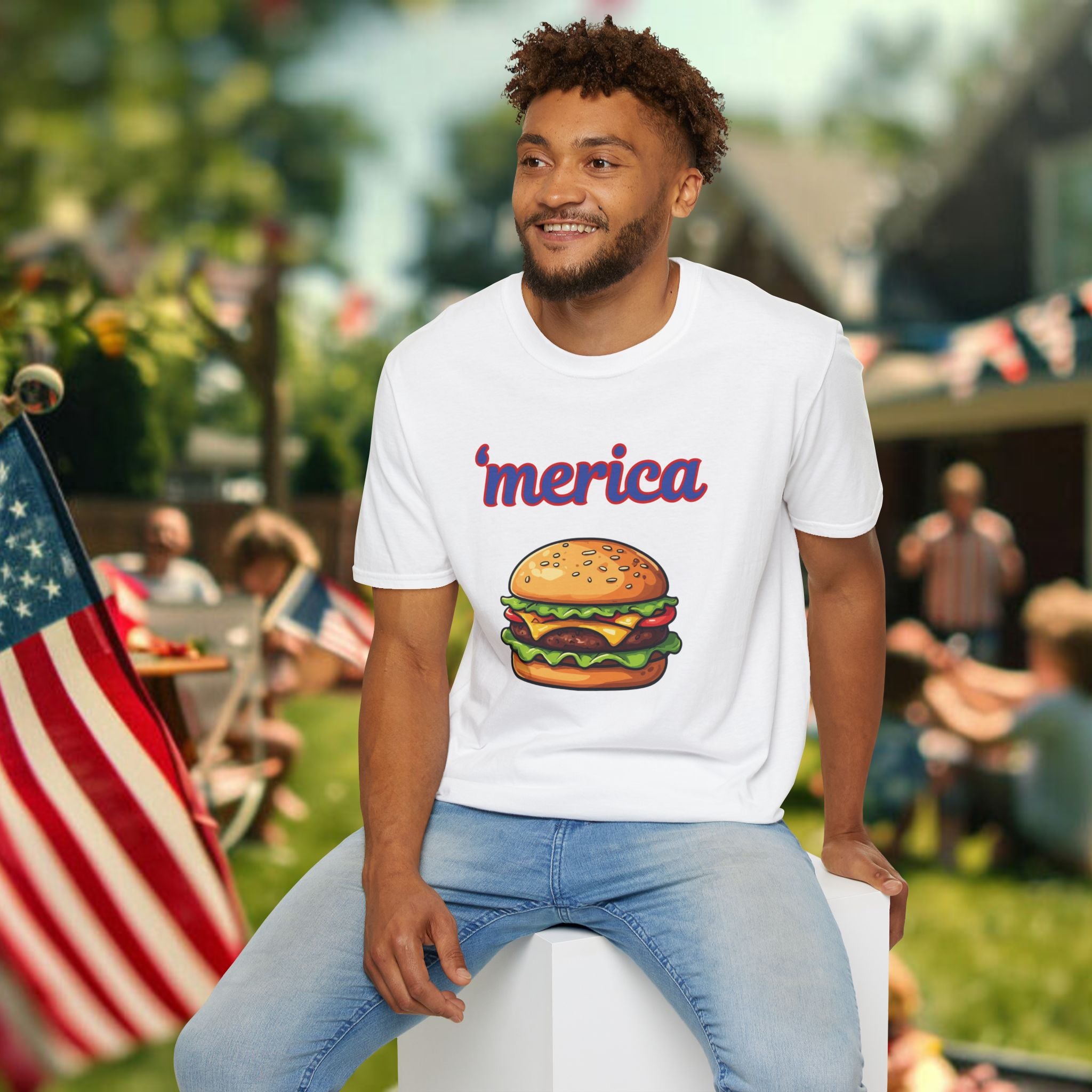 'merica Cheeseburger T-Shirt