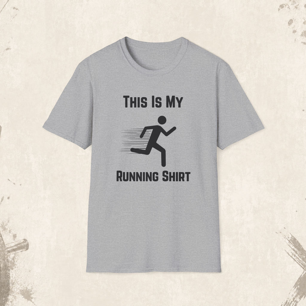 Running Shirt — "This Is My Running Shirt" Graphic Tee for Runners