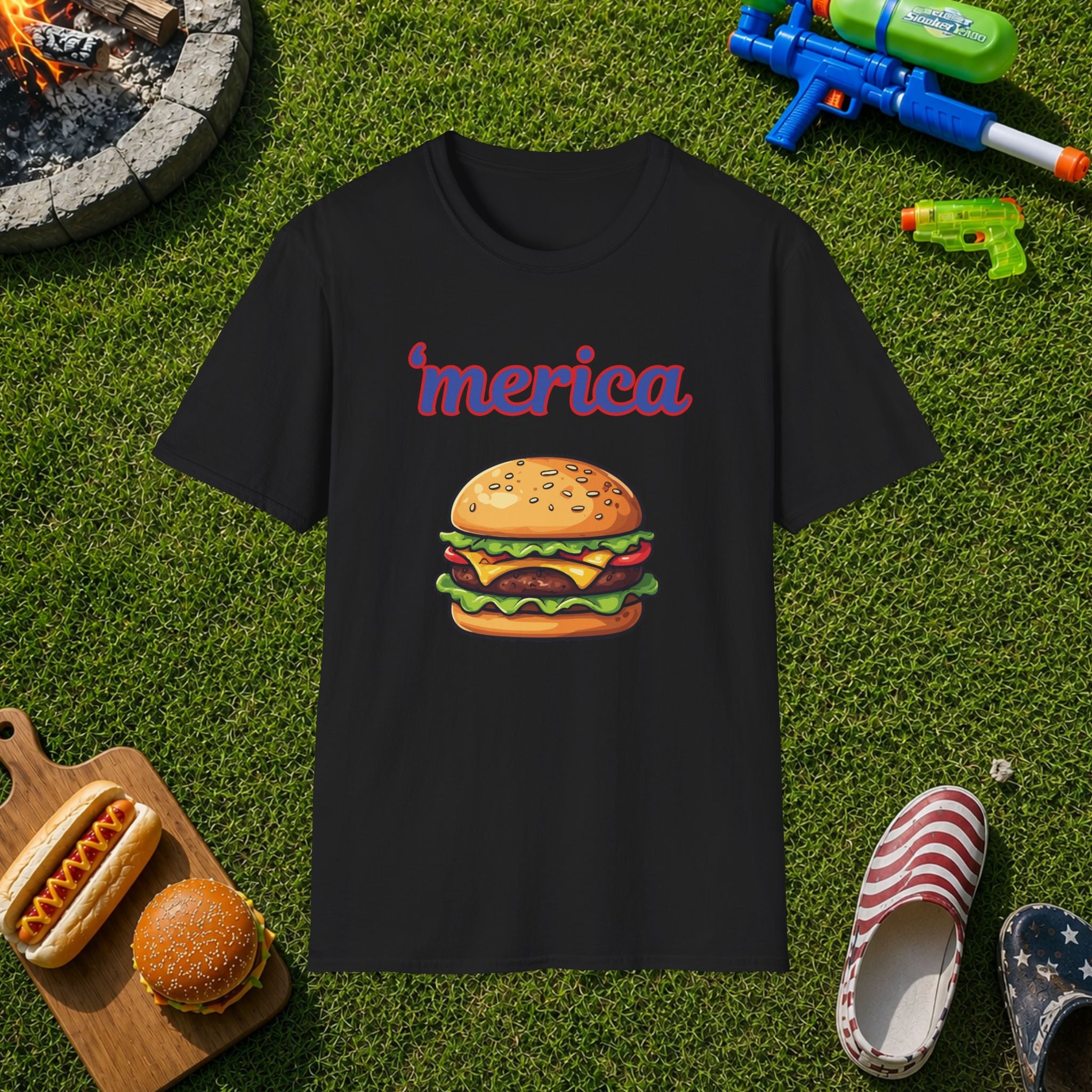 'merica Cheeseburger T-Shirt