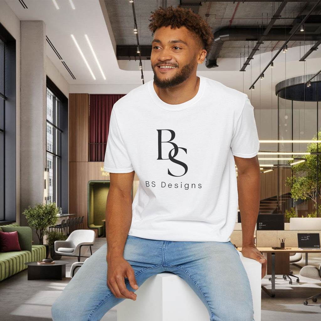 T-Shirt — BS Monogram Logo Tee (BS Designs)