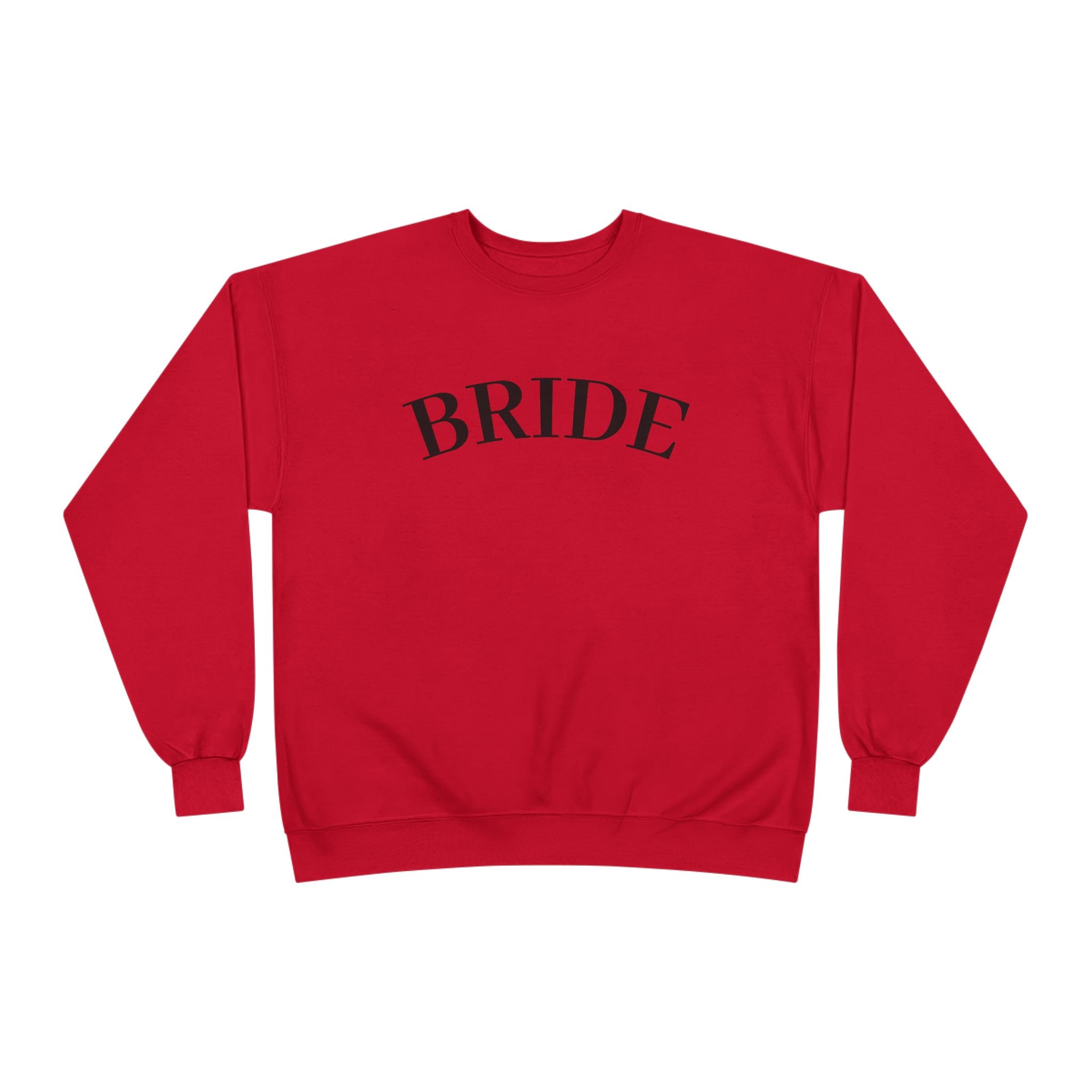 Bride Crewneck Sweatshirt — Minimal Bridal Pullover for Bachelorette & Wedding Prep