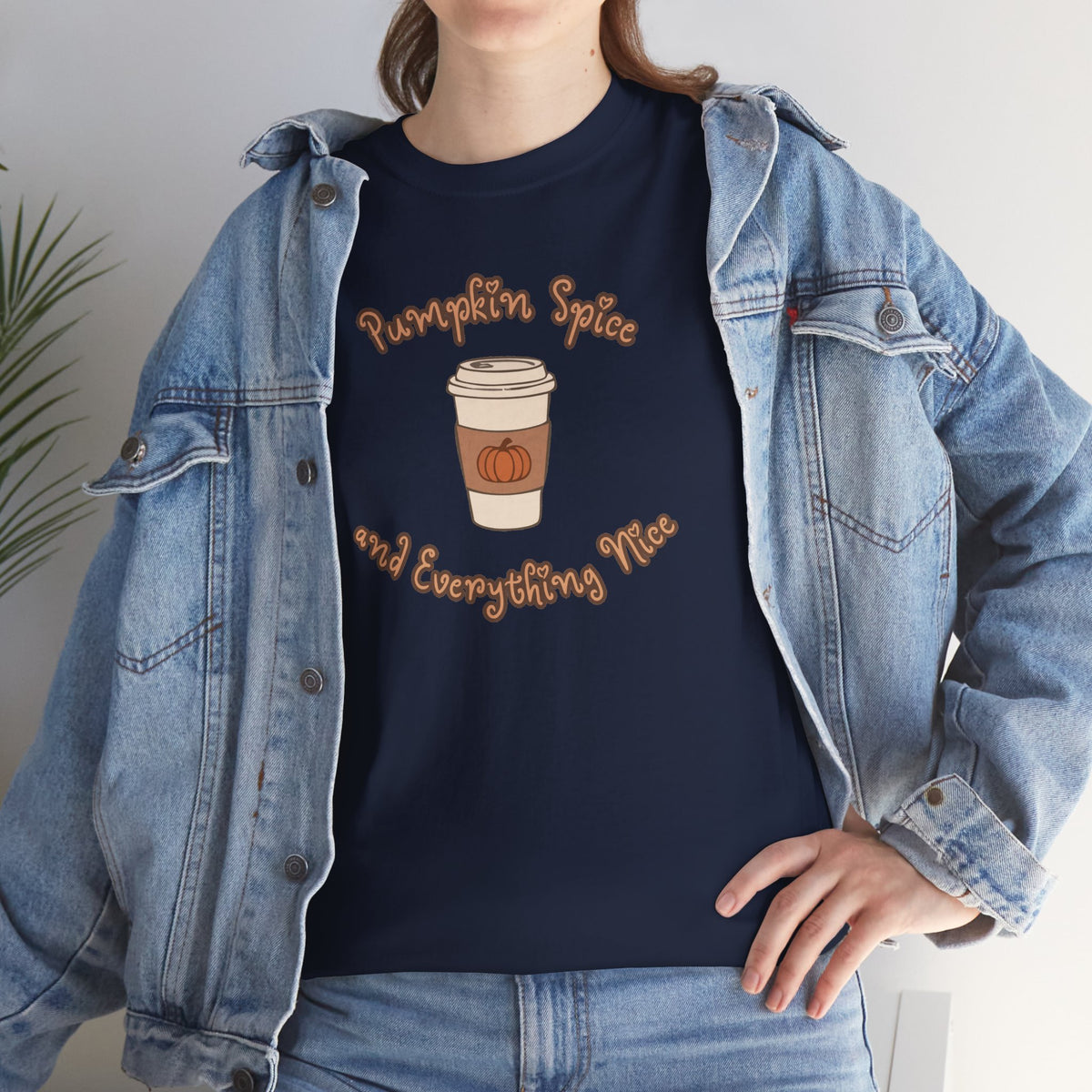Coffee Tee — "Pumpkin Spice and Everything Nice" Pumpkin Spice Coffee Shirt