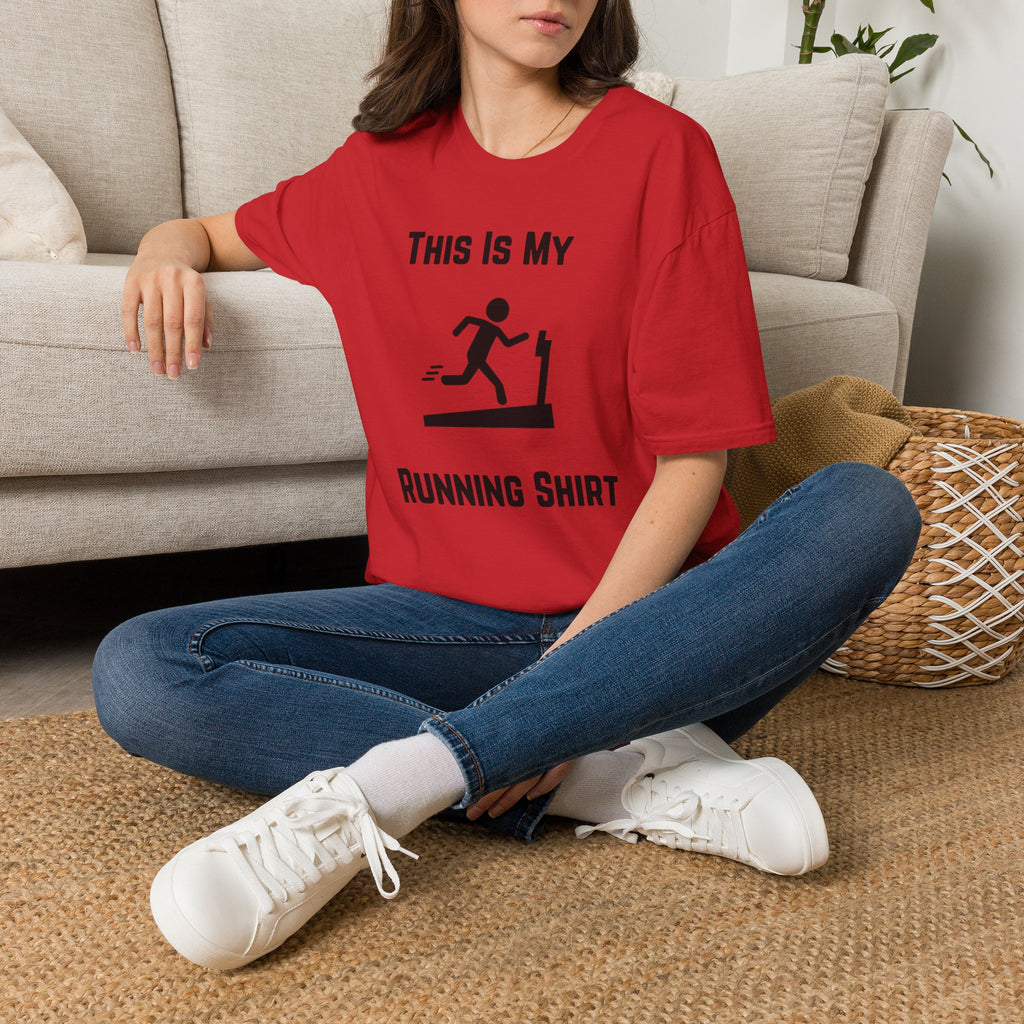 Running Shirt T‑Shirt — "This Is My Running Shirt" Graphic Tee for Treadmill Runners