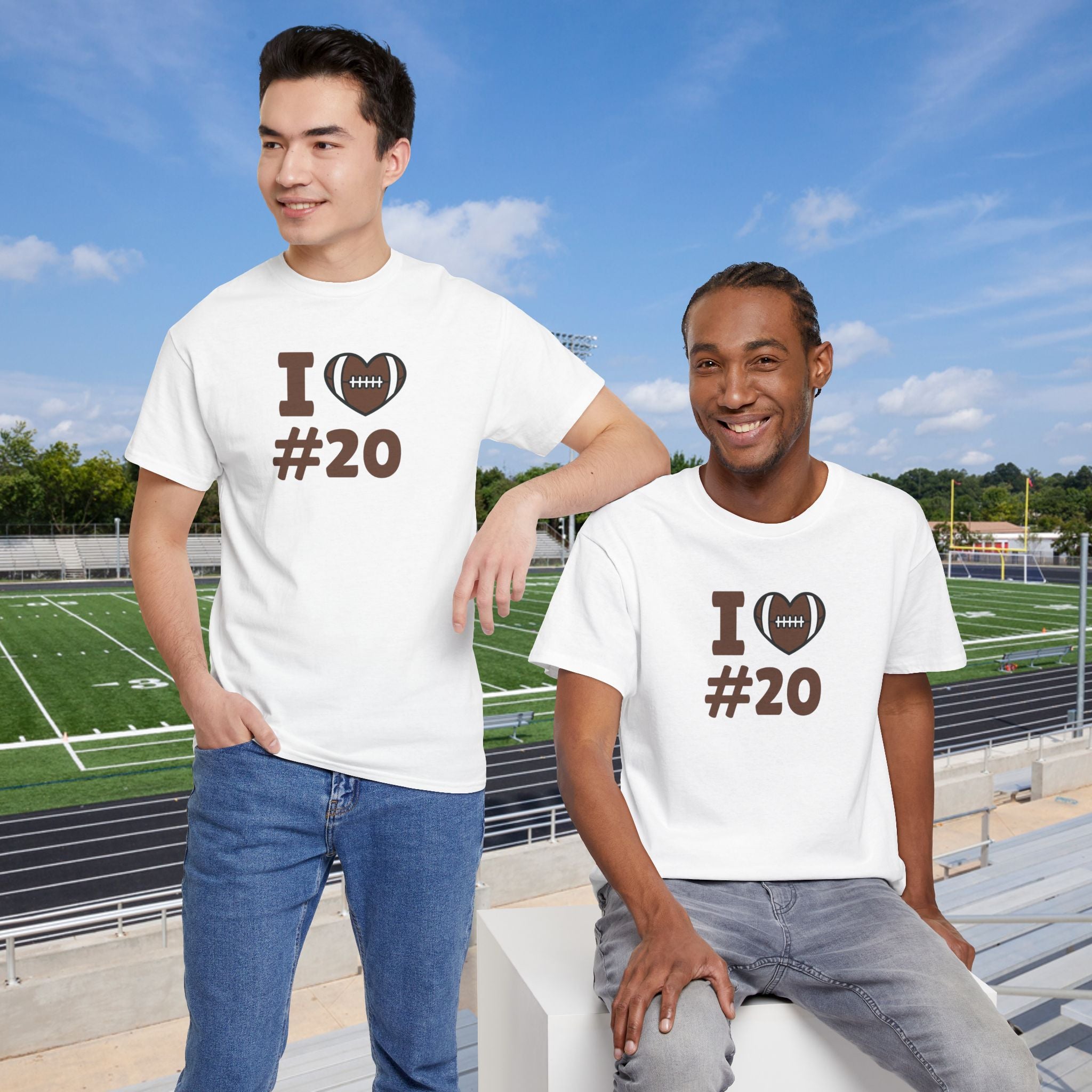 PERSONALIZABLE - I Heart #-- Customizable T‑Shirt