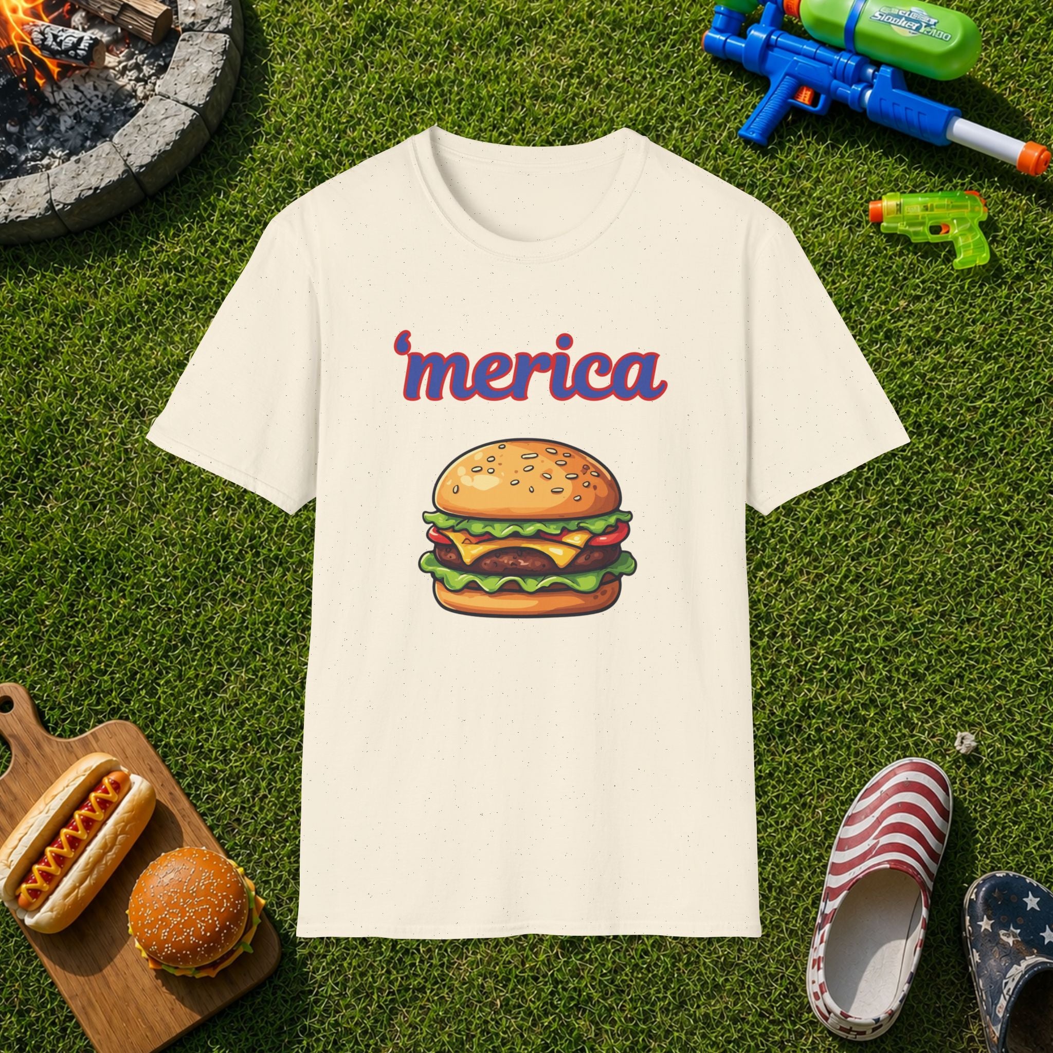 'merica Cheeseburger T-Shirt