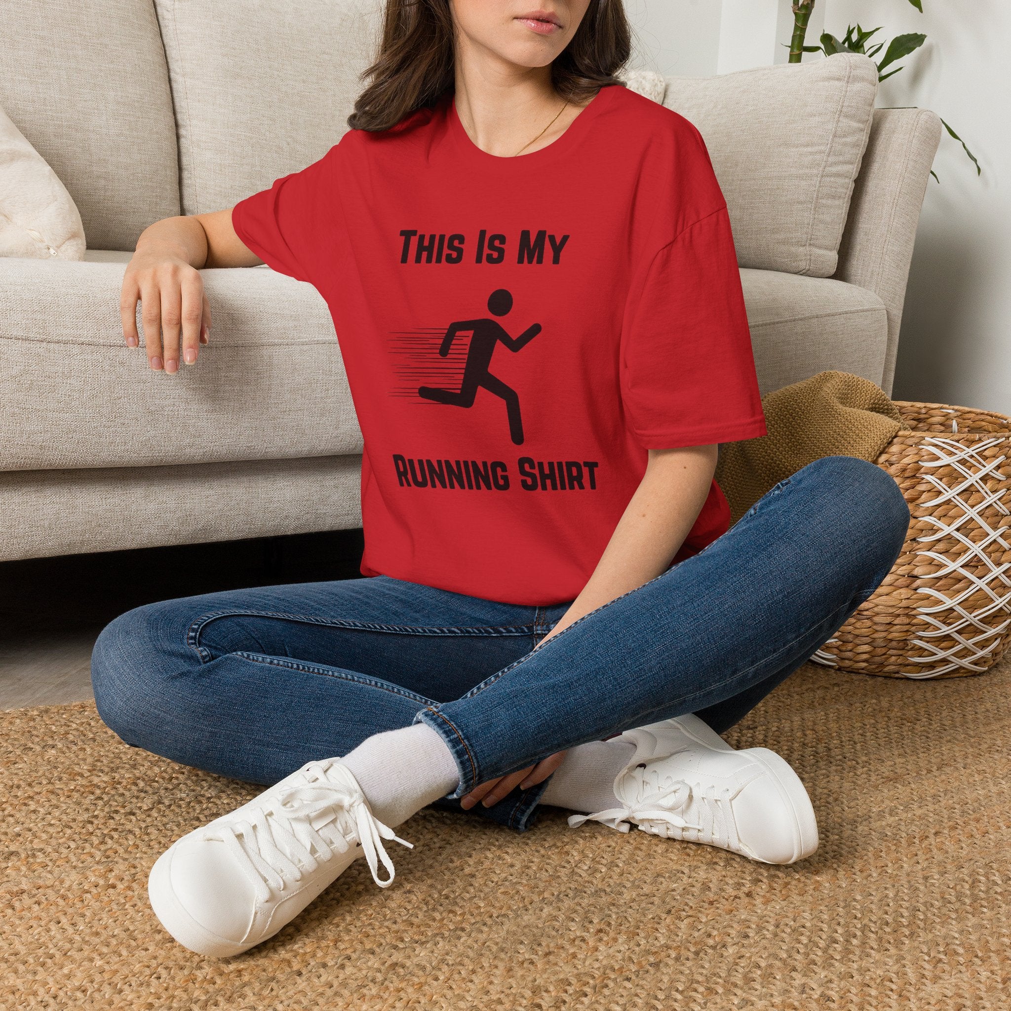 Running Shirt — "This Is My Running Shirt" Graphic Tee for Runners