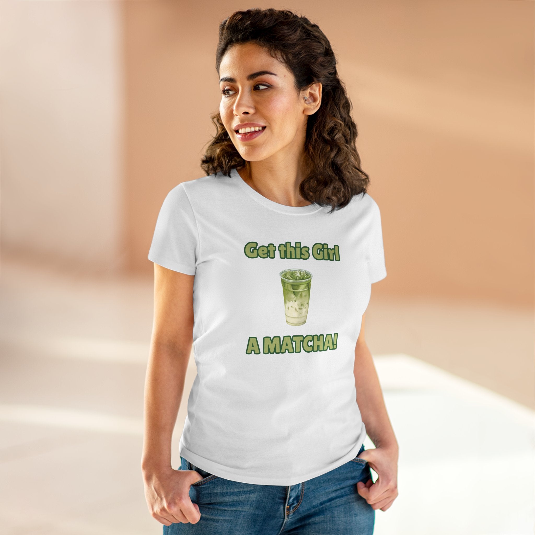 Get This Girl A Matcha! Women's Matcha Tea T-Shirt
