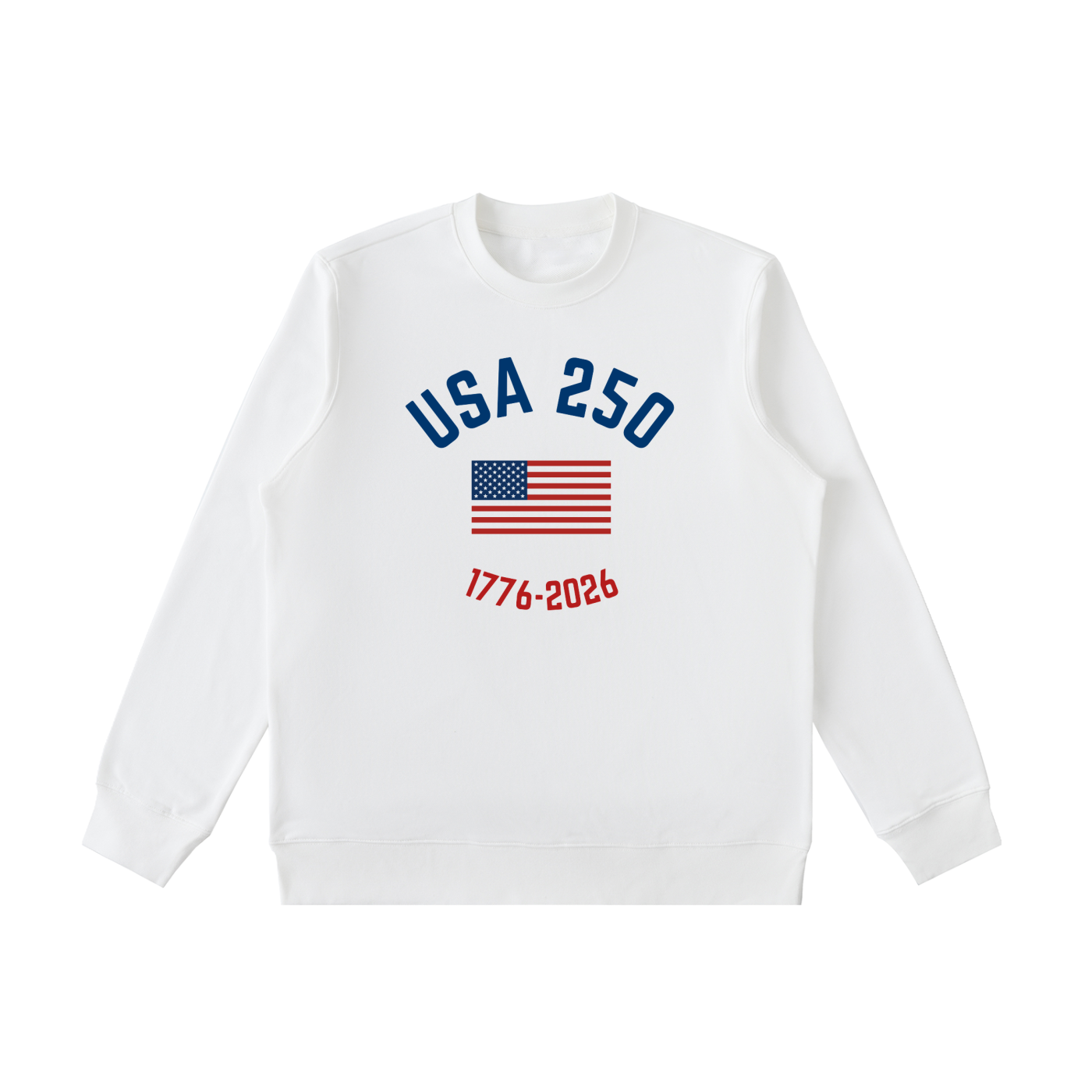 Patriotic Heavyweight Crewneck Sweatshirt | USA 250th Anniversary